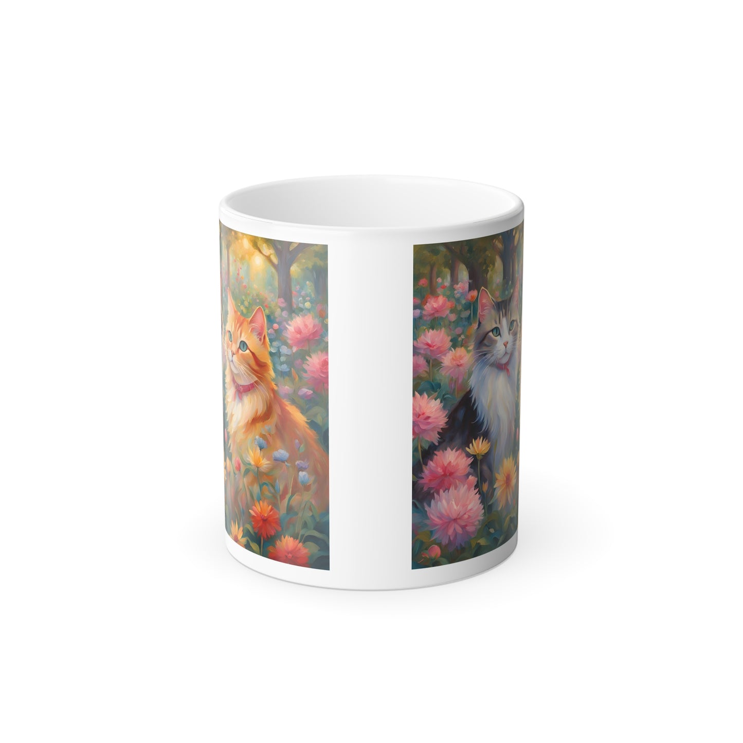 Morphing Mug, 11oz two cats