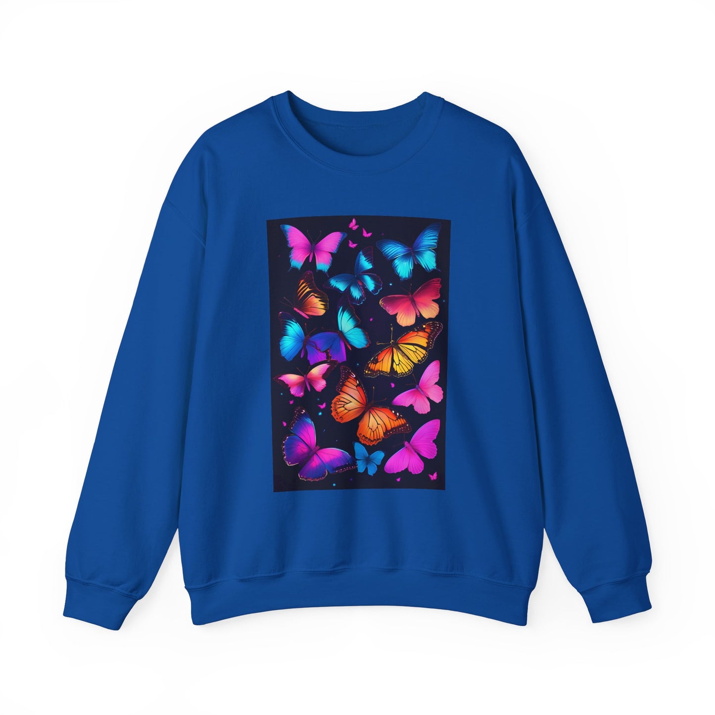 Unisex Heavy Blend™ Crewneck Sweatshirt butterflies