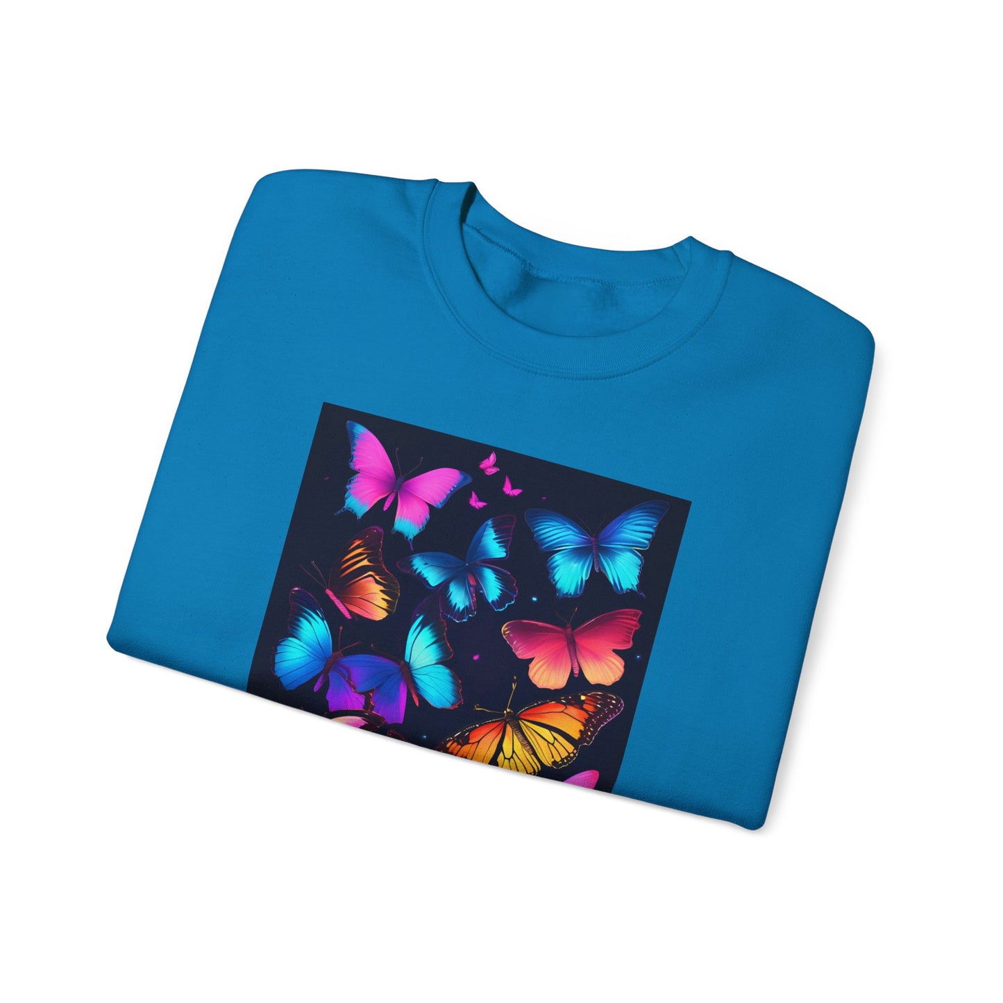 Unisex Heavy Blend™ Crewneck Sweatshirt butterflies