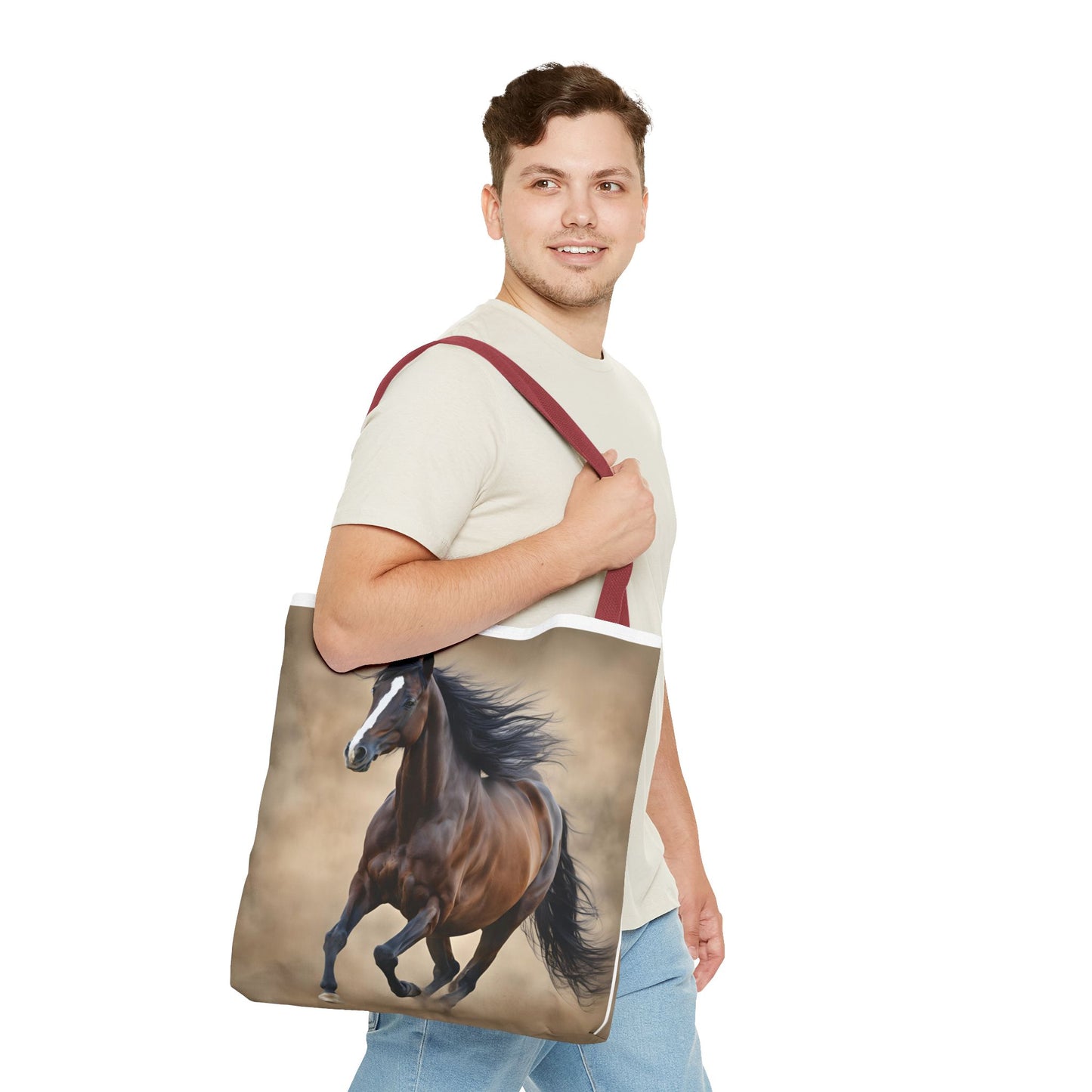 Horse Tote Bag, horse Gift, Bag Animal Lover , Bohemian Style,