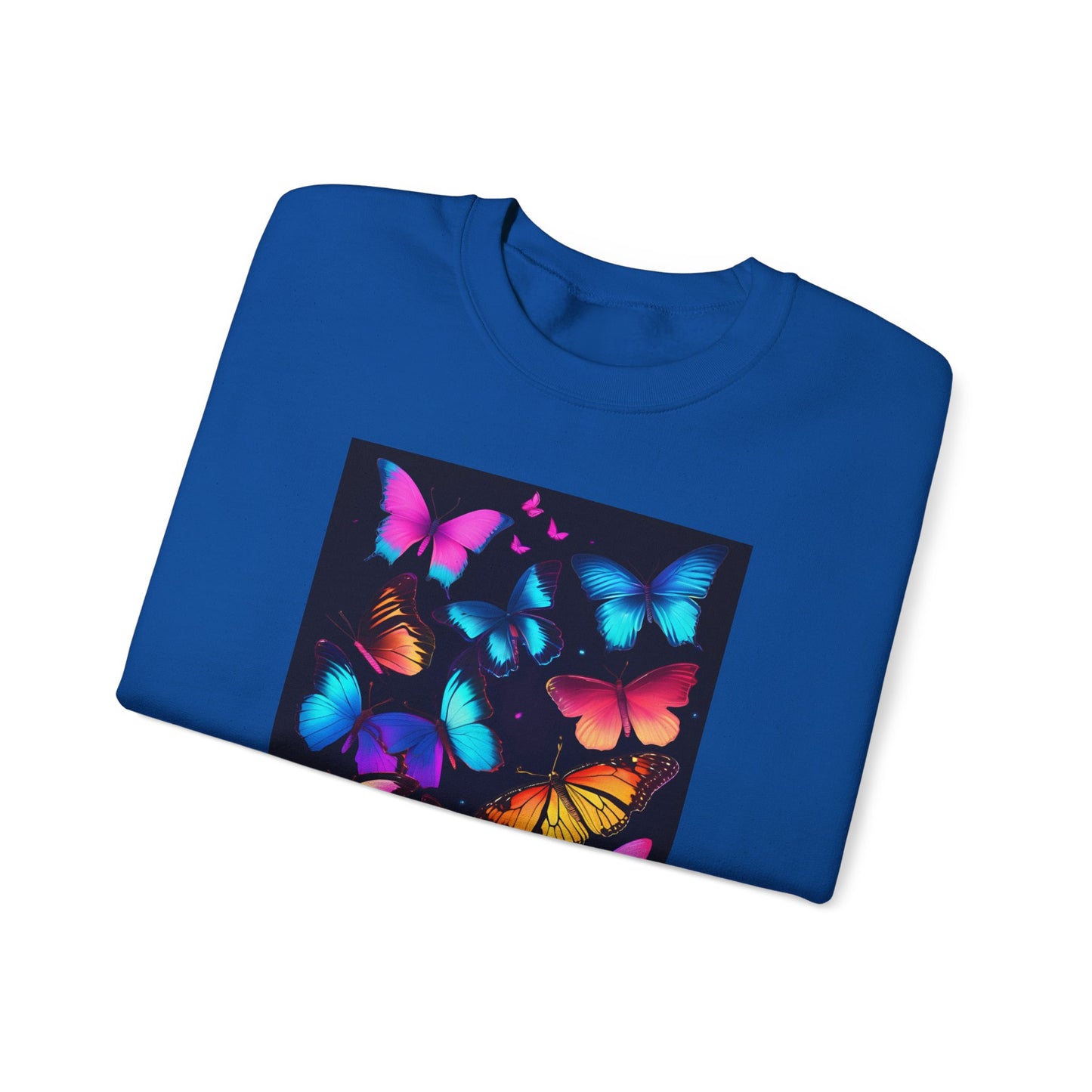 Unisex Heavy Blend™ Crewneck Sweatshirt butterflies