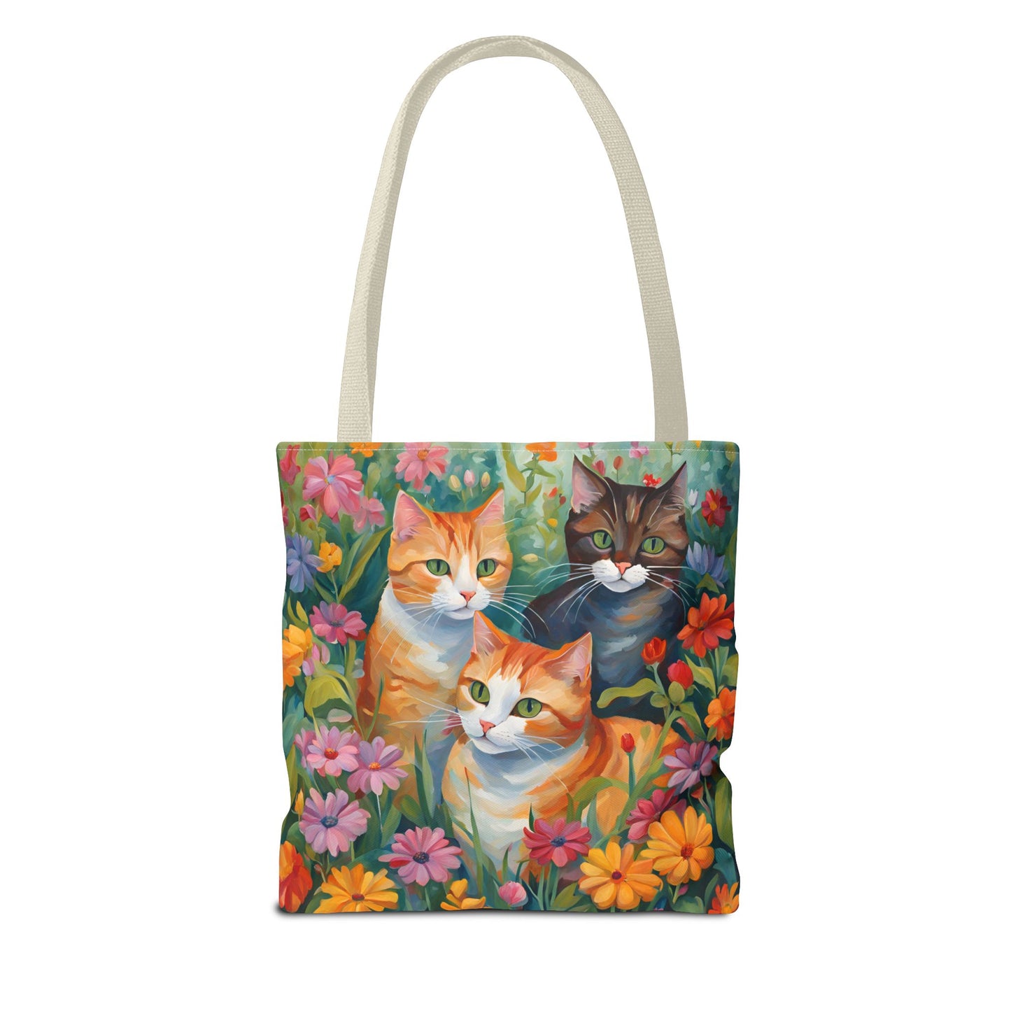 Bag Cats in love, Tote Bag, Bag for Animal Lover, Bohemian Style,