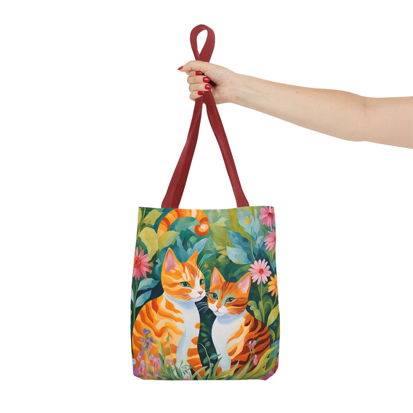 Tote Bag with caths , cats Gift, Bag for Animal Lover, Bohemian Style,