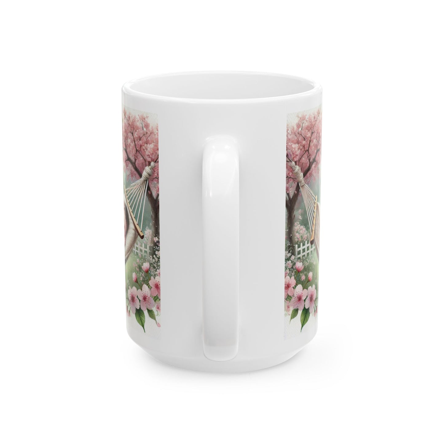 Dreamy Floral Ceramic Mug, Spring Gift, Baby Shower, Tea Lover, Flower Mug, Cozy