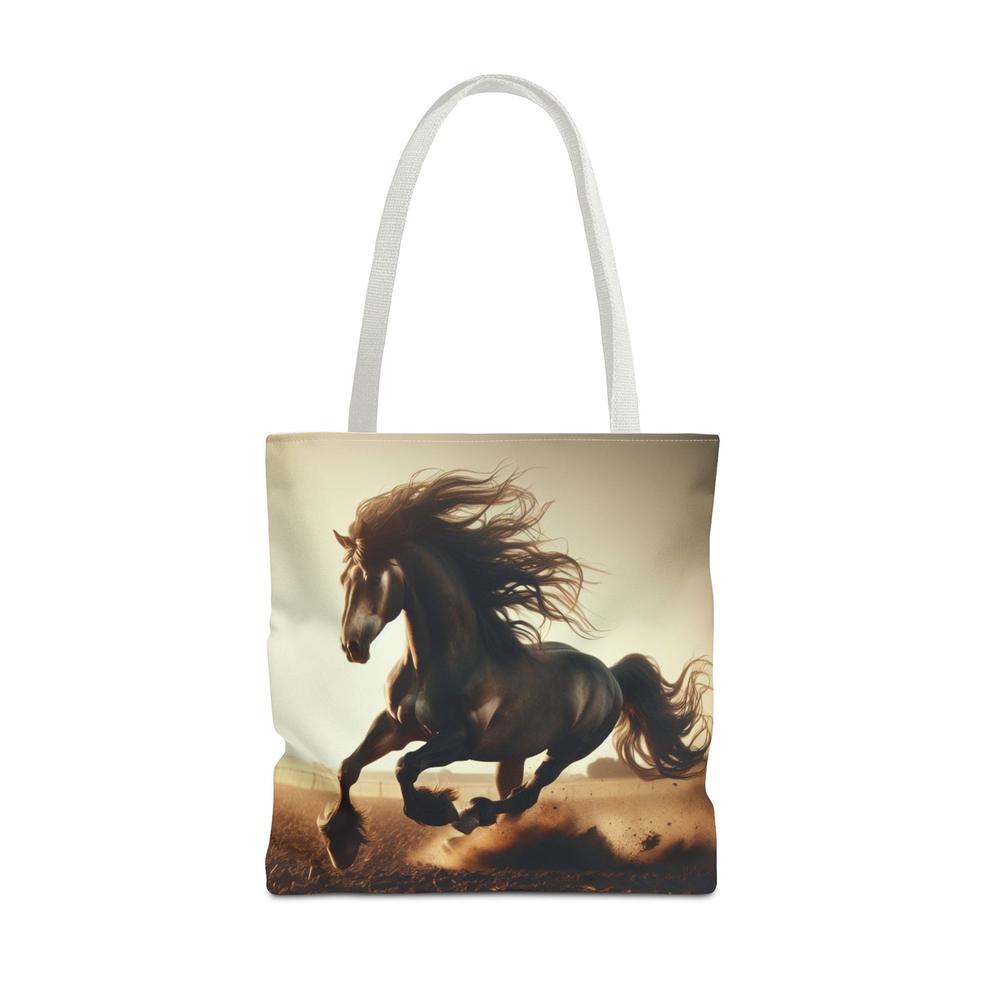 Galloping Horse Tote Bag, Equestrian Gift, Animal Lover Bag, Bohemian Style,