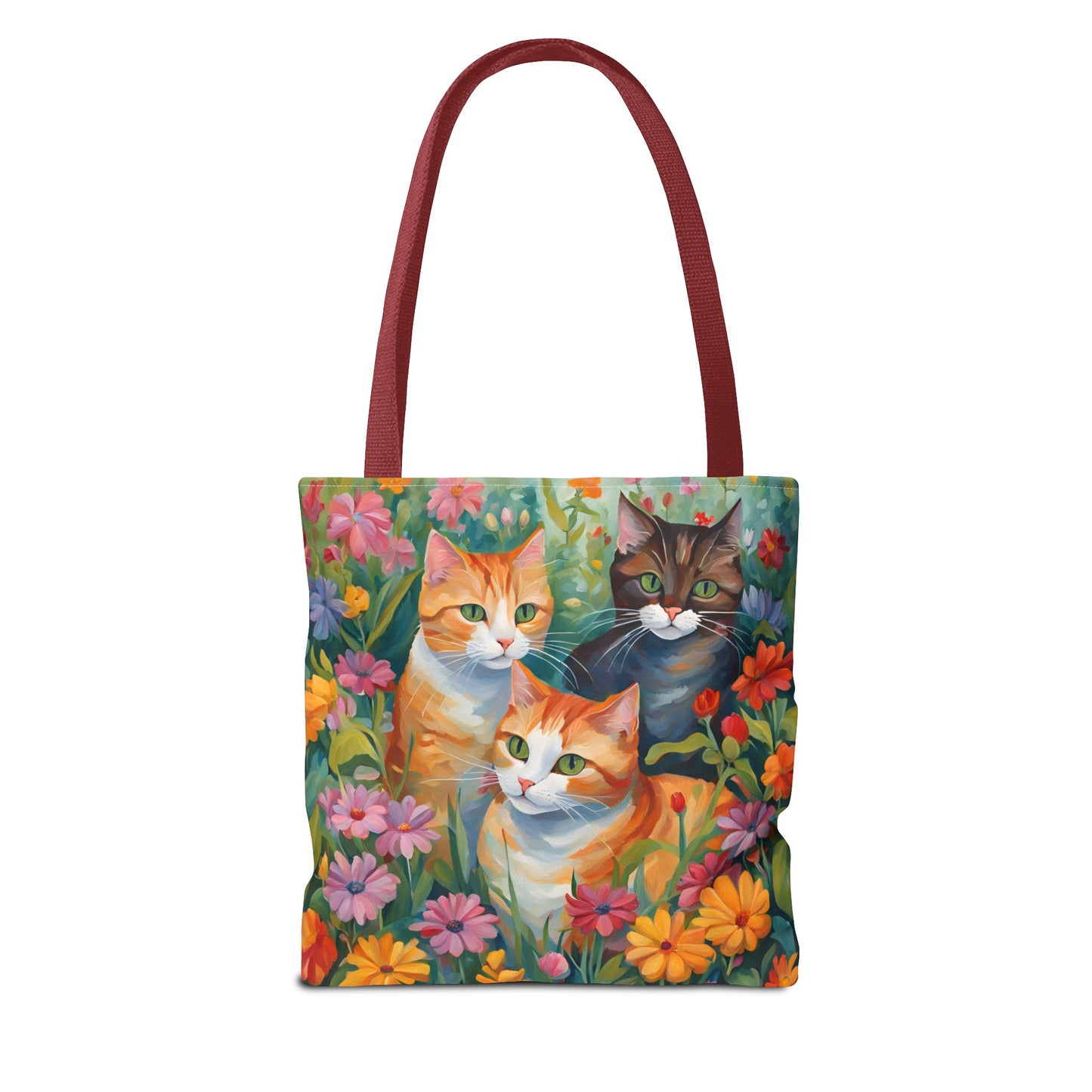 Bag Cats in love, Tote Bag, Bag for Animal Lover, Bohemian Style,