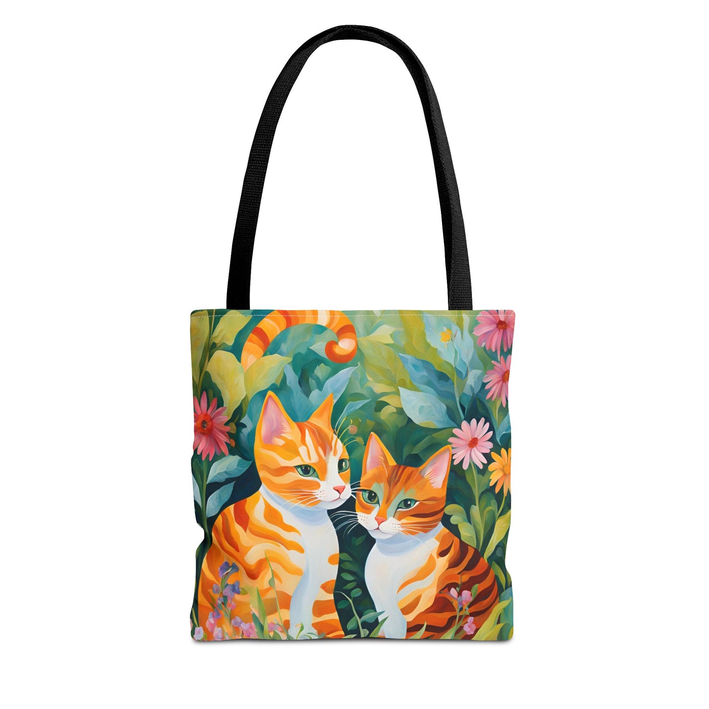 Tote Bag with caths , cats Gift, Bag for Animal Lover, Bohemian Style,