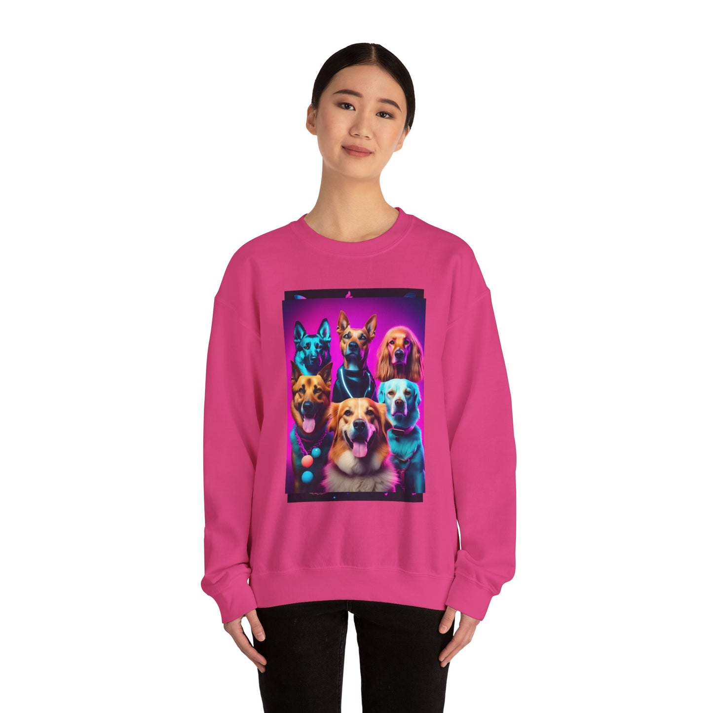 Unisex Heavy Blend™ Crewneck Sweatshirt dogs woman Man