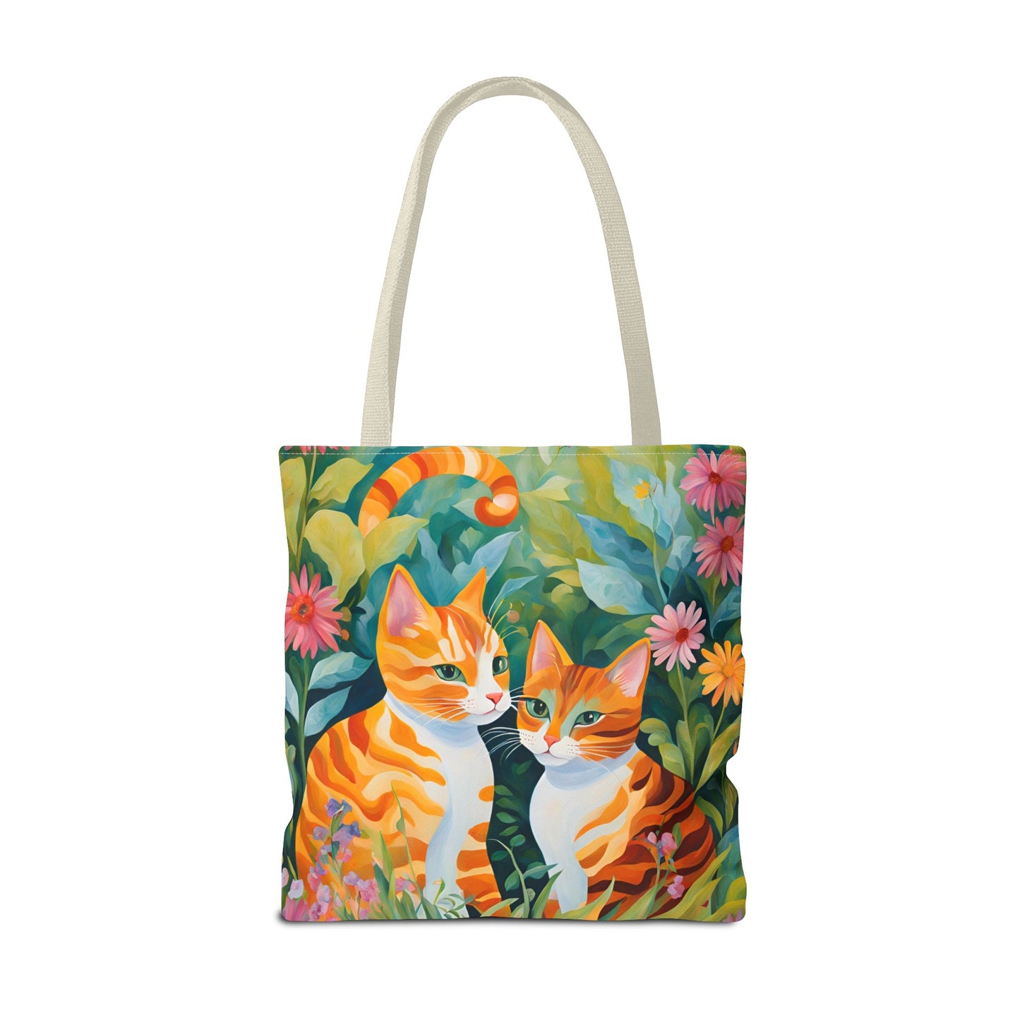 Tote Bag with caths , cats Gift, Bag for Animal Lover, Bohemian Style,