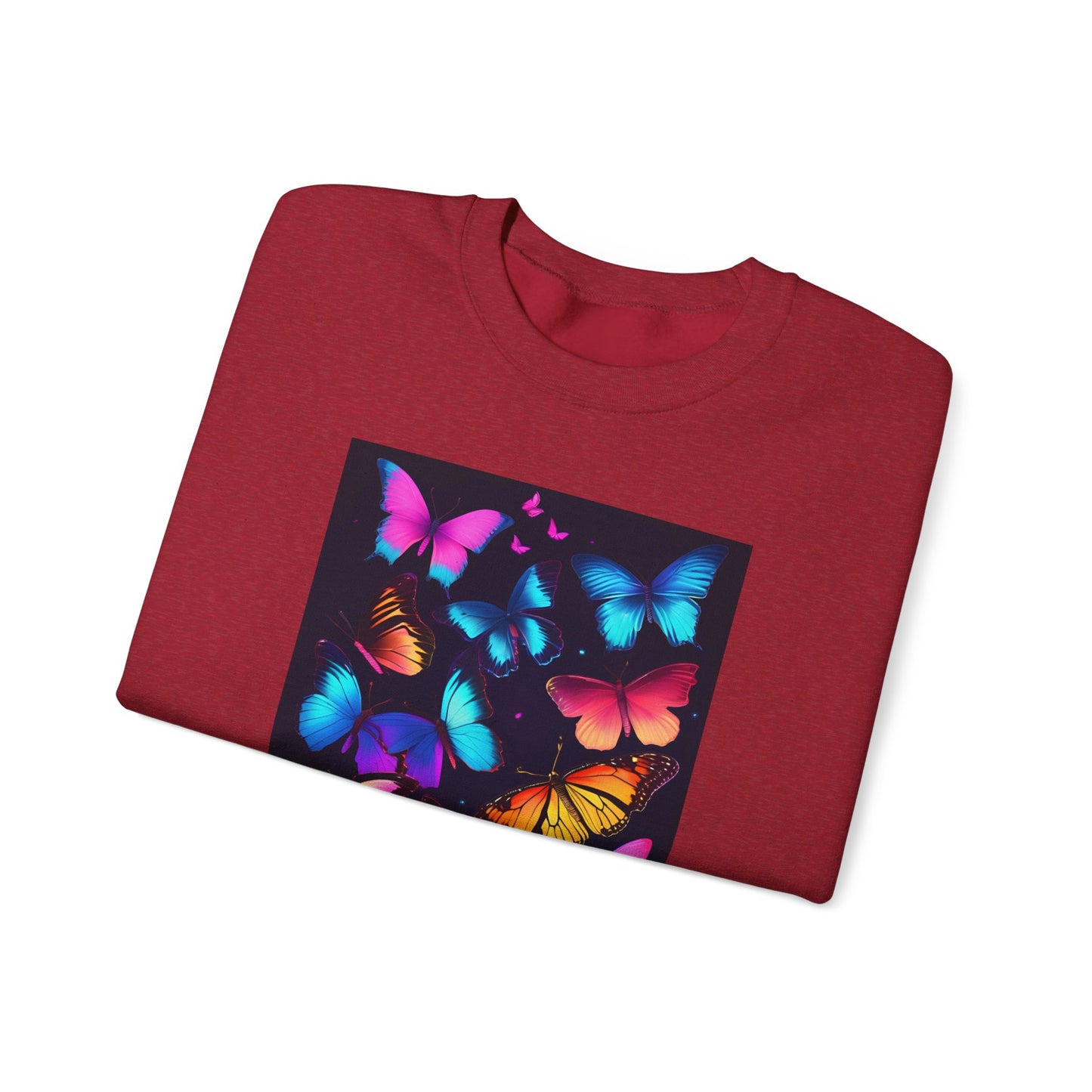 Unisex Heavy Blend™ Crewneck Sweatshirt butterflies