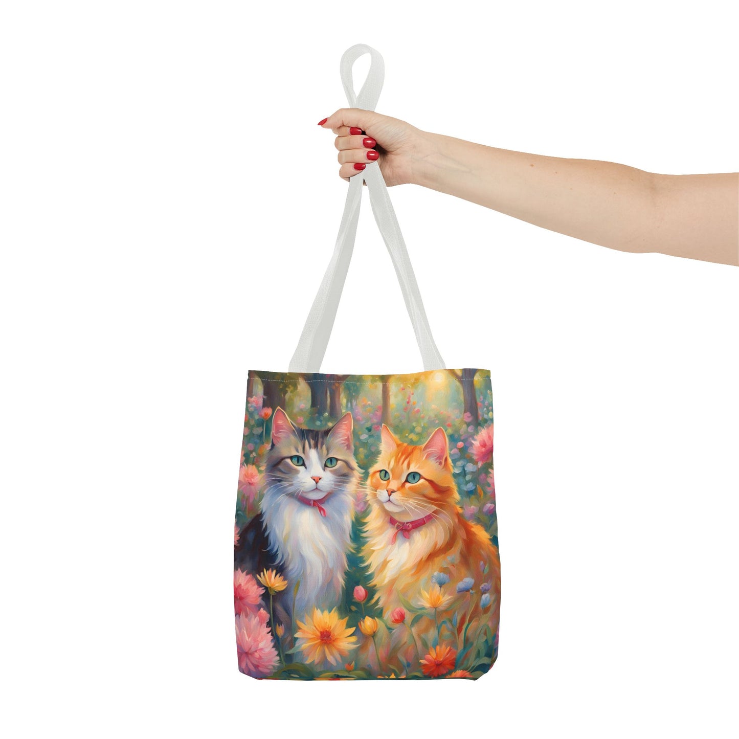 Tote bag Cats in love, Cats Gift, Bag for Animal Lover, Bohemian Style,