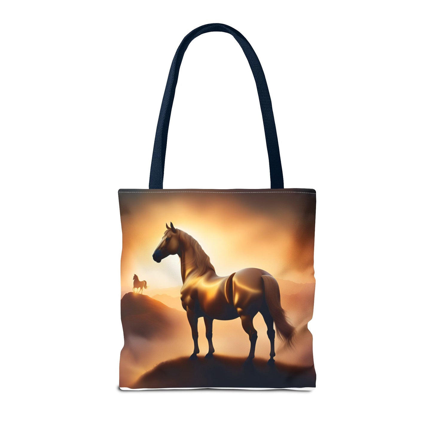 Galloping Horse Tote Bag, Equestrian Gift, Bag for Animal Lover, Bohemian Style,