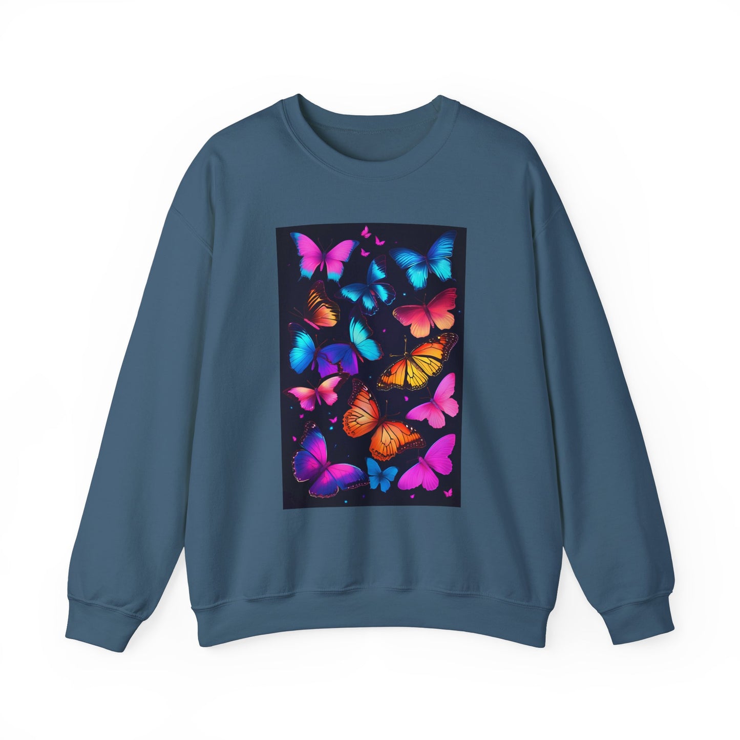 Unisex Heavy Blend™ Crewneck Sweatshirt butterflies