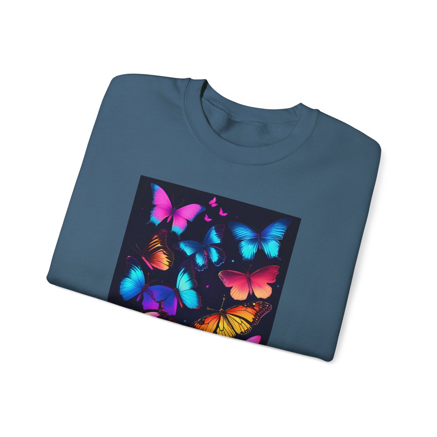 Unisex Heavy Blend™ Crewneck Sweatshirt butterflies