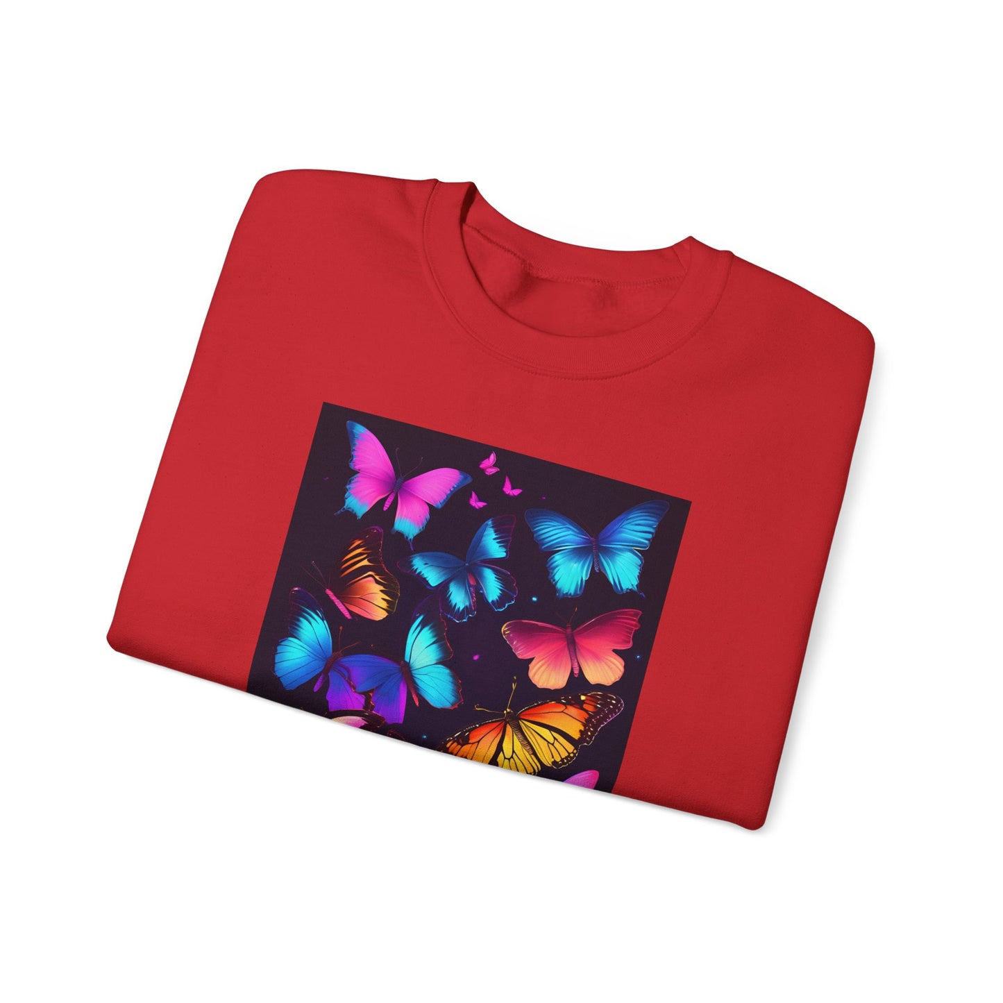 Unisex Heavy Blend™ Crewneck Sweatshirt butterflies