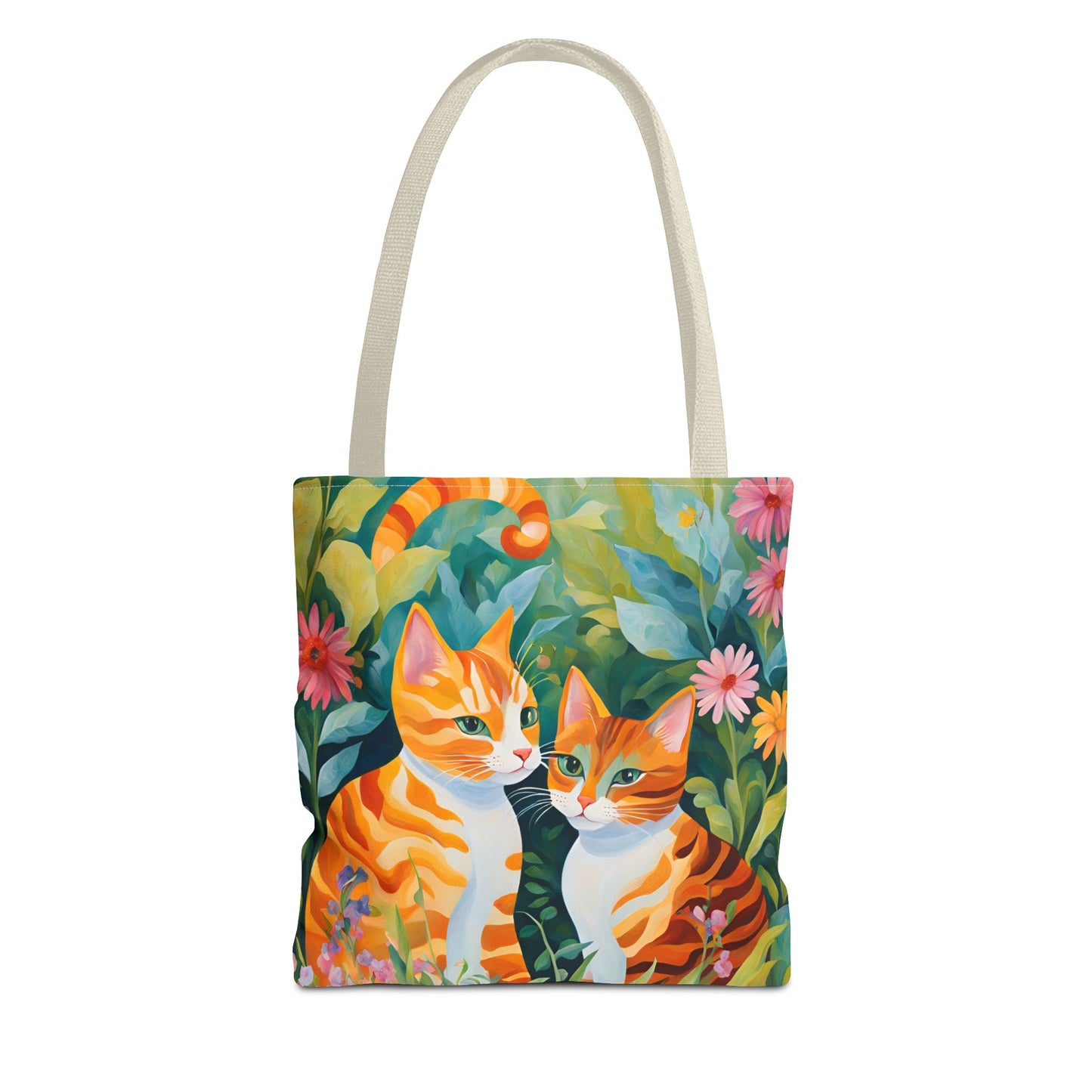 Tote Bag with caths , cats Gift, Bag for Animal Lover, Bohemian Style,