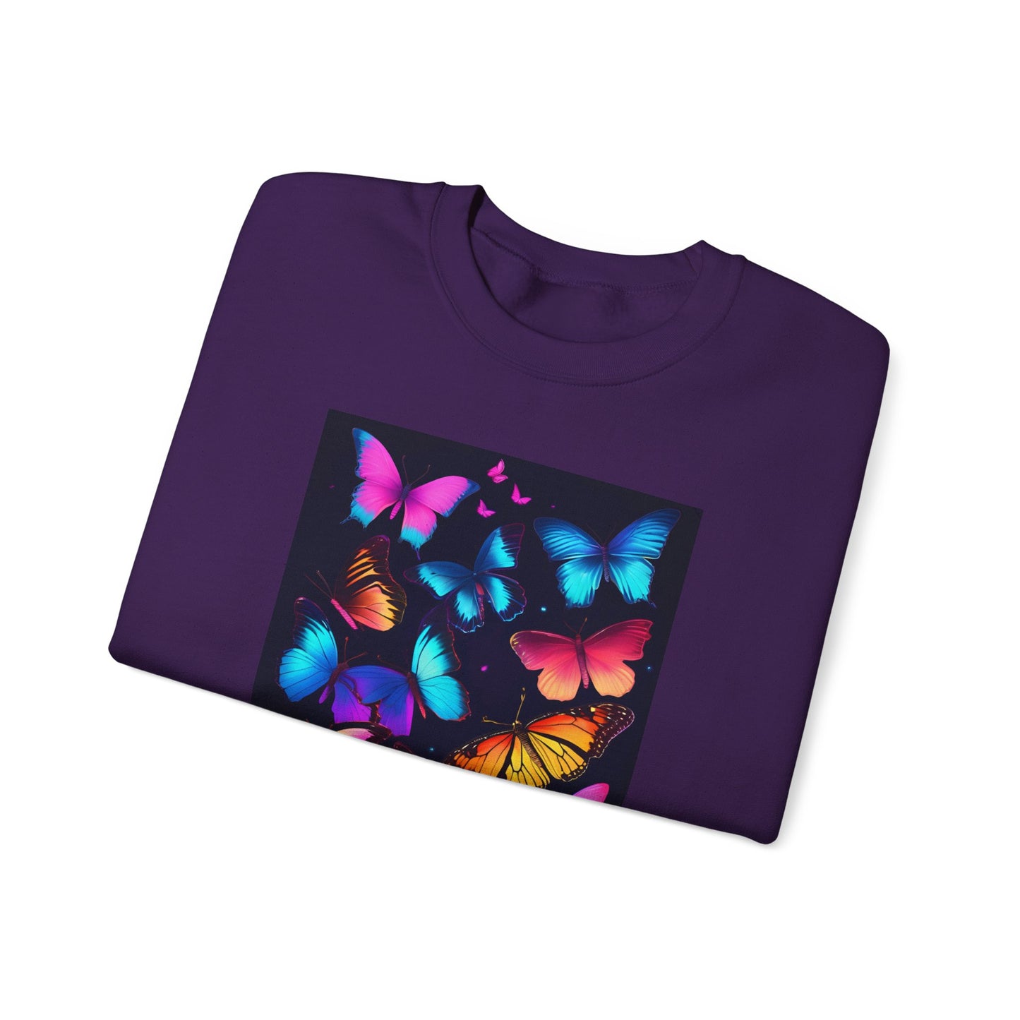 Unisex Heavy Blend™ Crewneck Sweatshirt butterflies