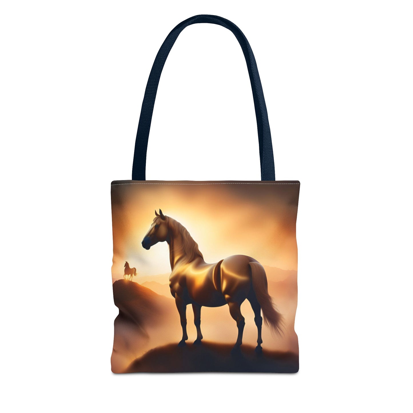Galloping Horse Tote Bag, Equestrian Gift, Bag for Animal Lover, Bohemian Style,