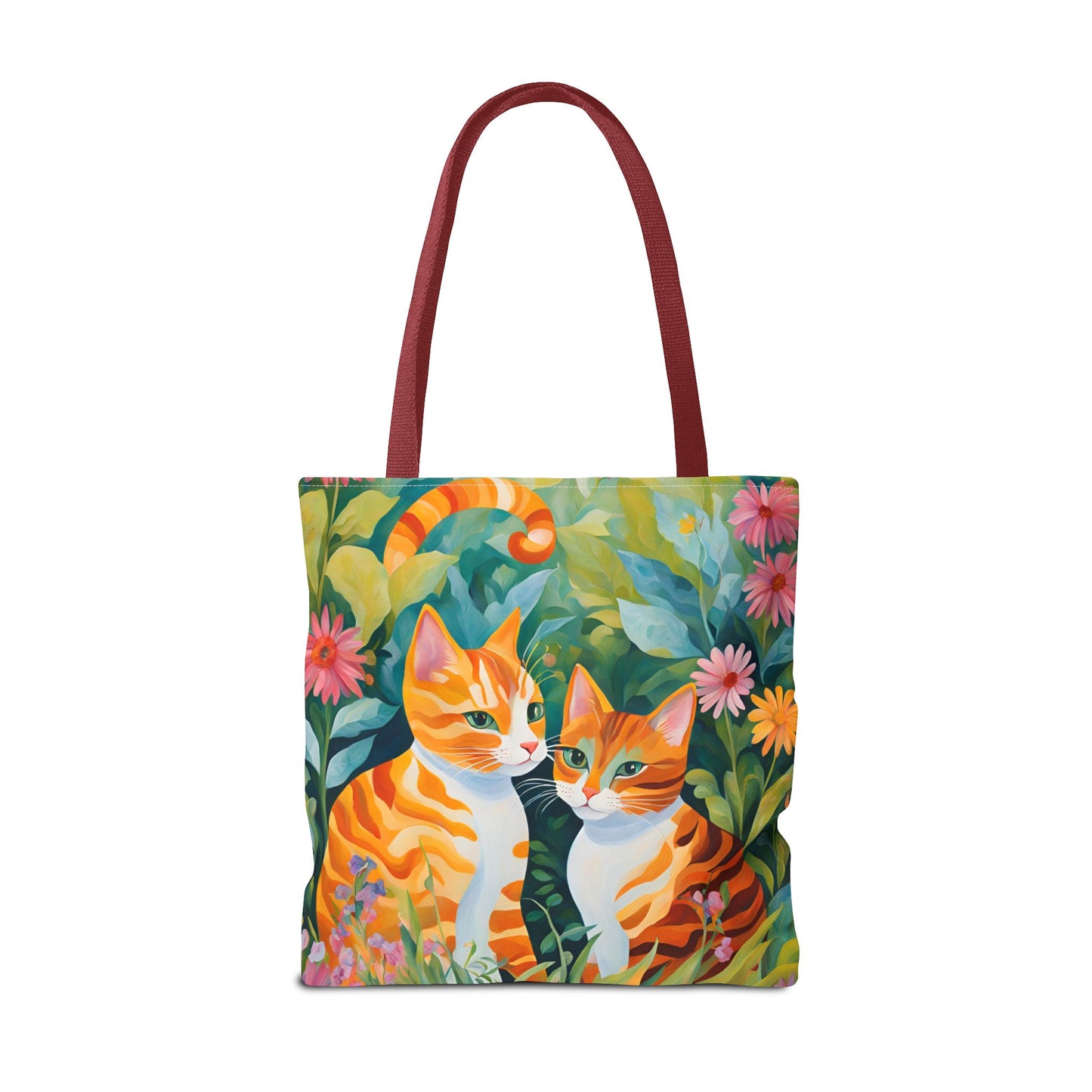 Tote Bag with caths , cats Gift, Bag for Animal Lover, Bohemian Style,