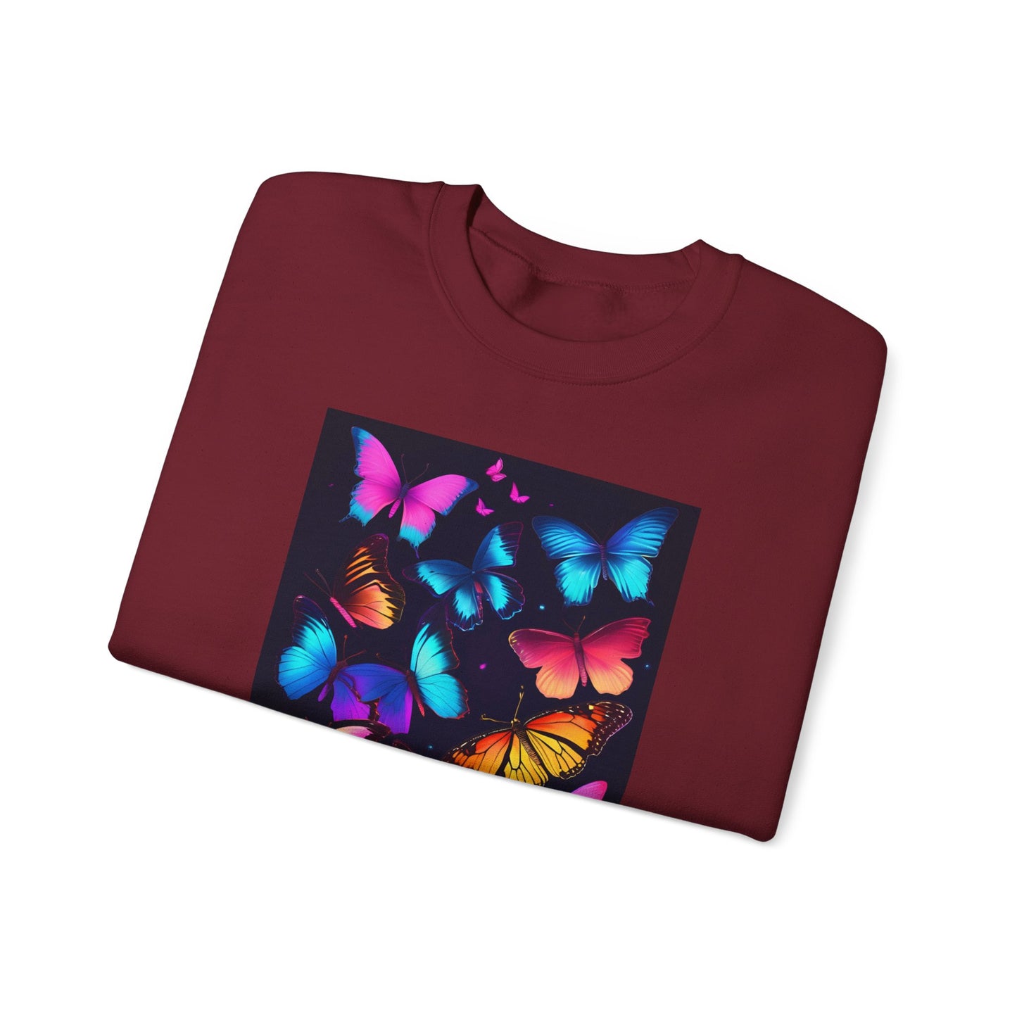 Unisex Heavy Blend™ Crewneck Sweatshirt butterflies