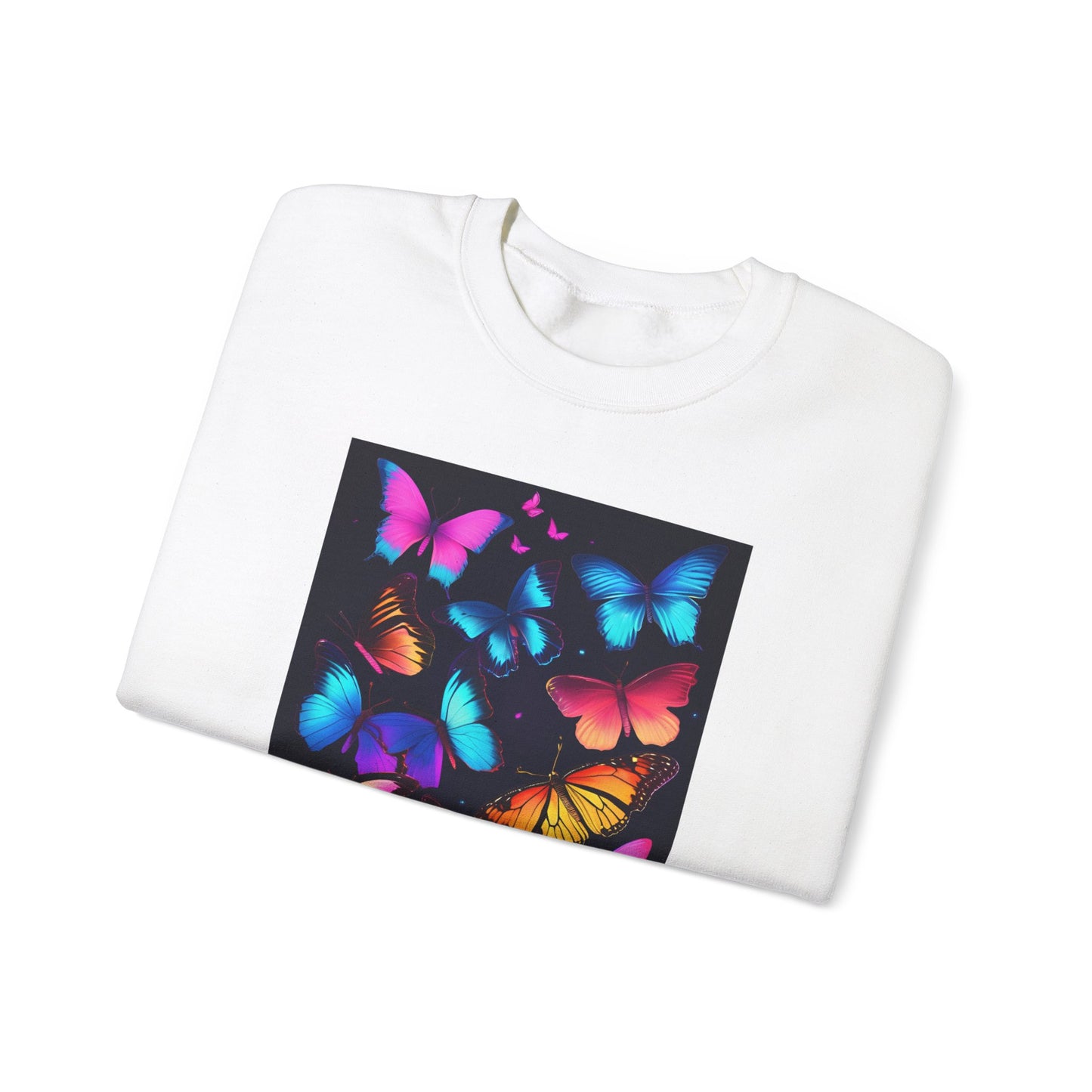 Unisex Heavy Blend™ Crewneck Sweatshirt butterflies