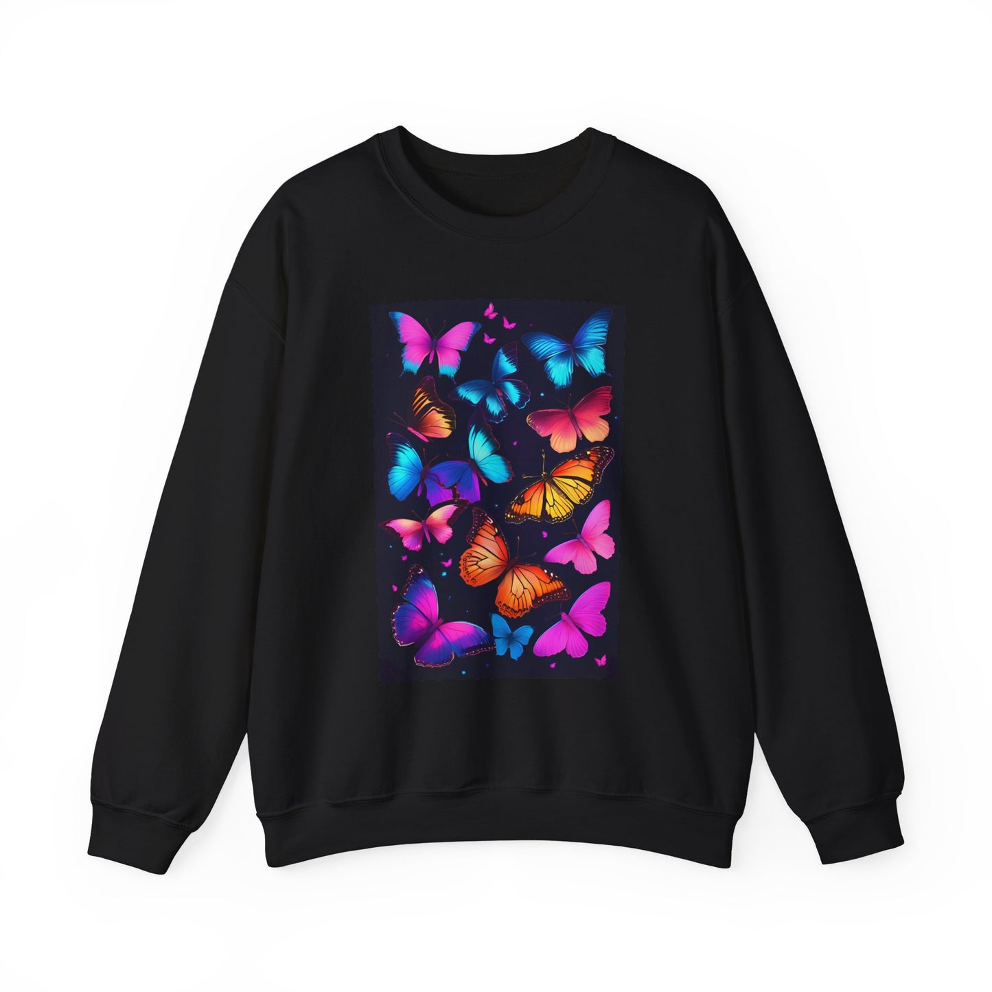 Unisex Heavy Blend™ Crewneck Sweatshirt butterflies