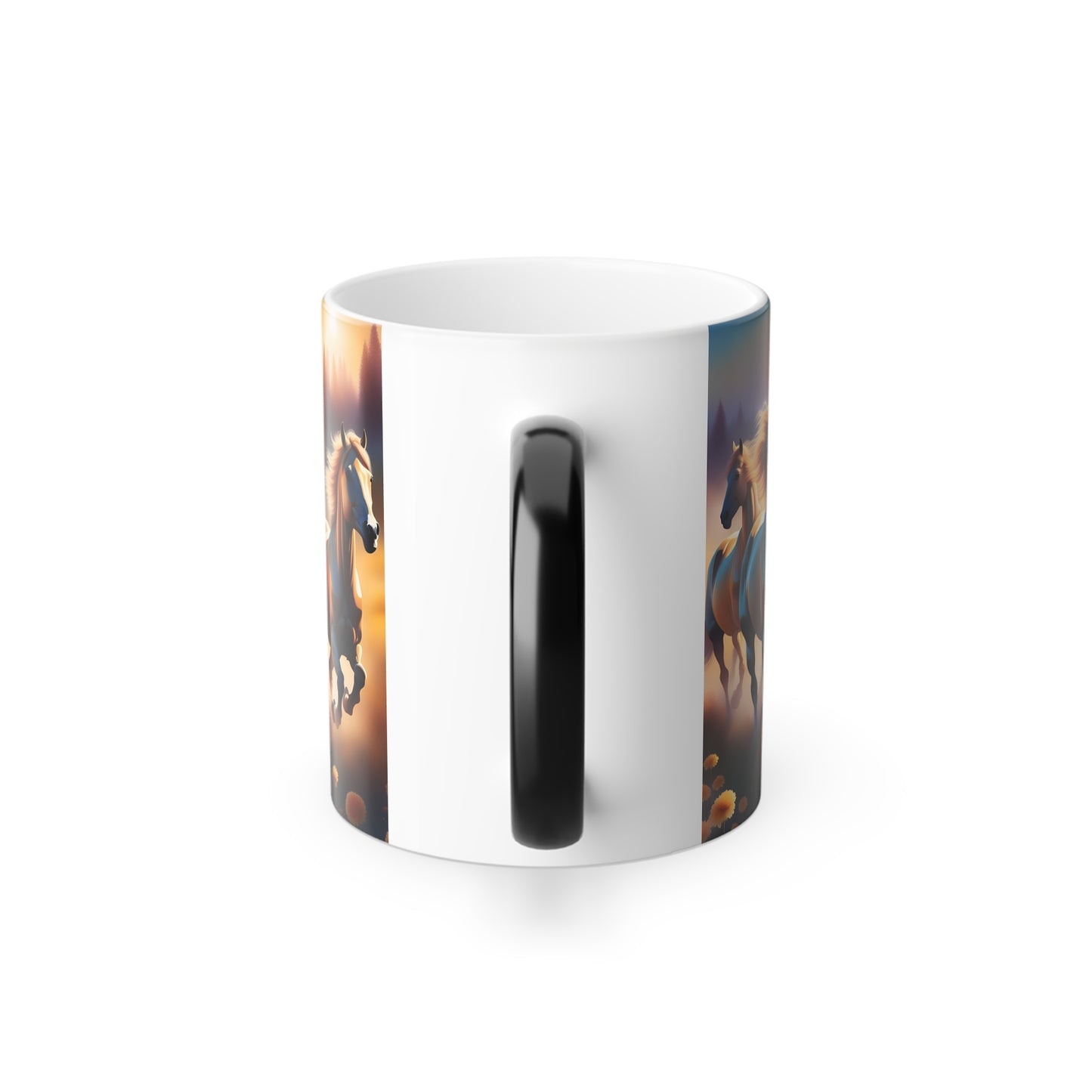 Color Morphing Mug, 11oz 4 horses