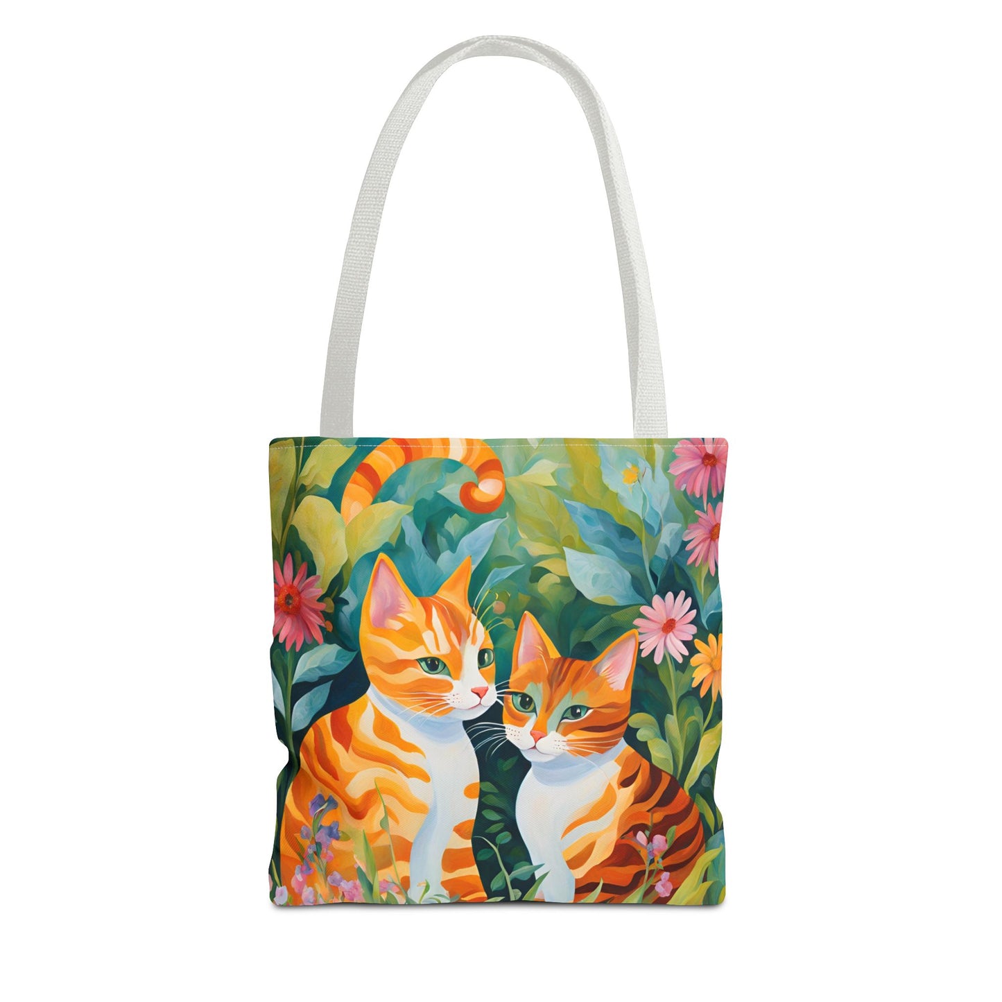 Tote Bag with caths , cats Gift, Bag for Animal Lover, Bohemian Style,
