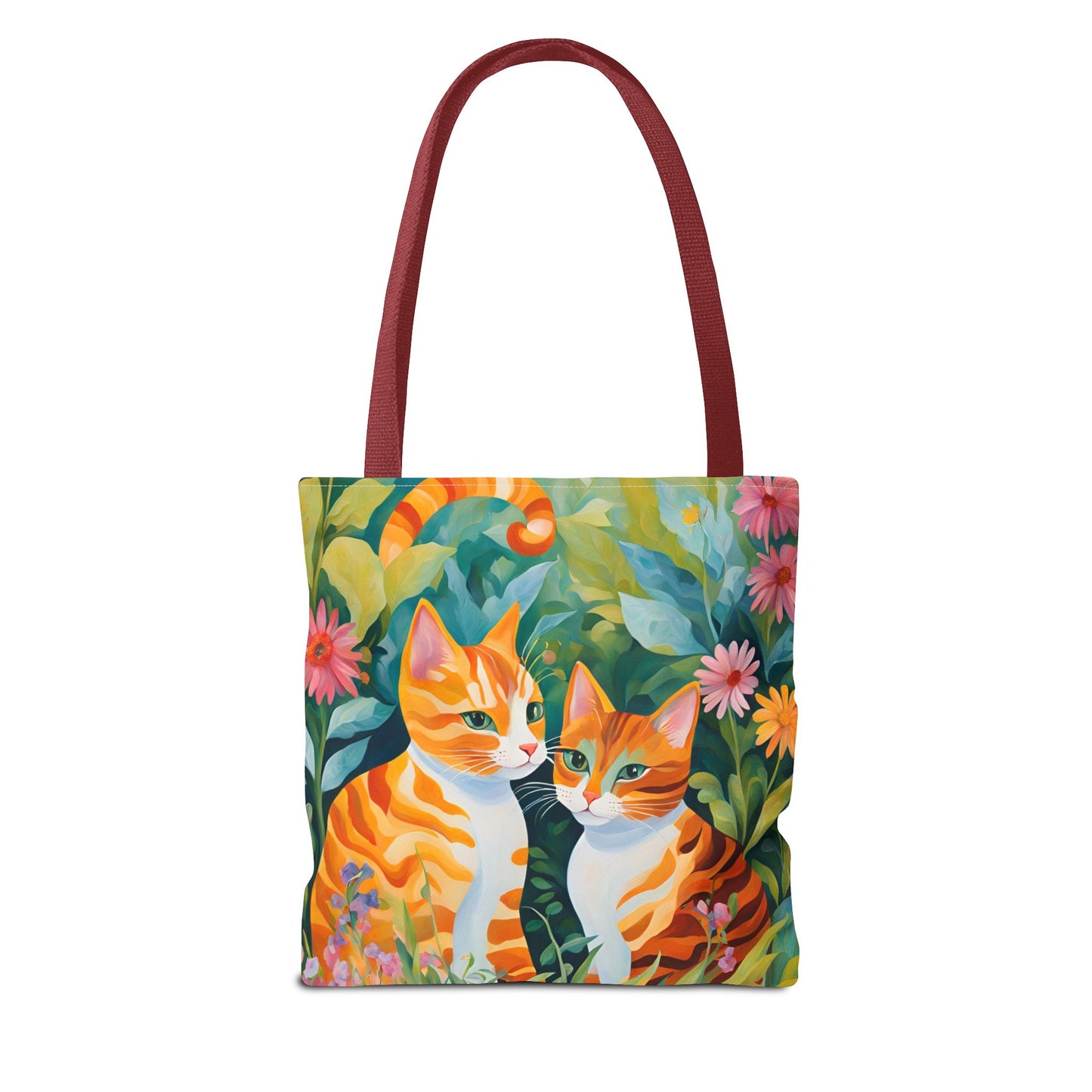 Tote Bag with caths , cats Gift, Bag for Animal Lover, Bohemian Style,