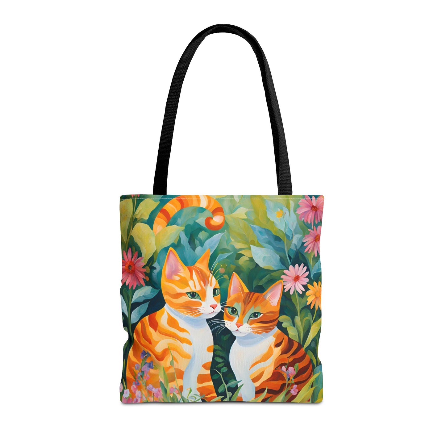 Tote Bag with caths , cats Gift, Bag for Animal Lover, Bohemian Style,