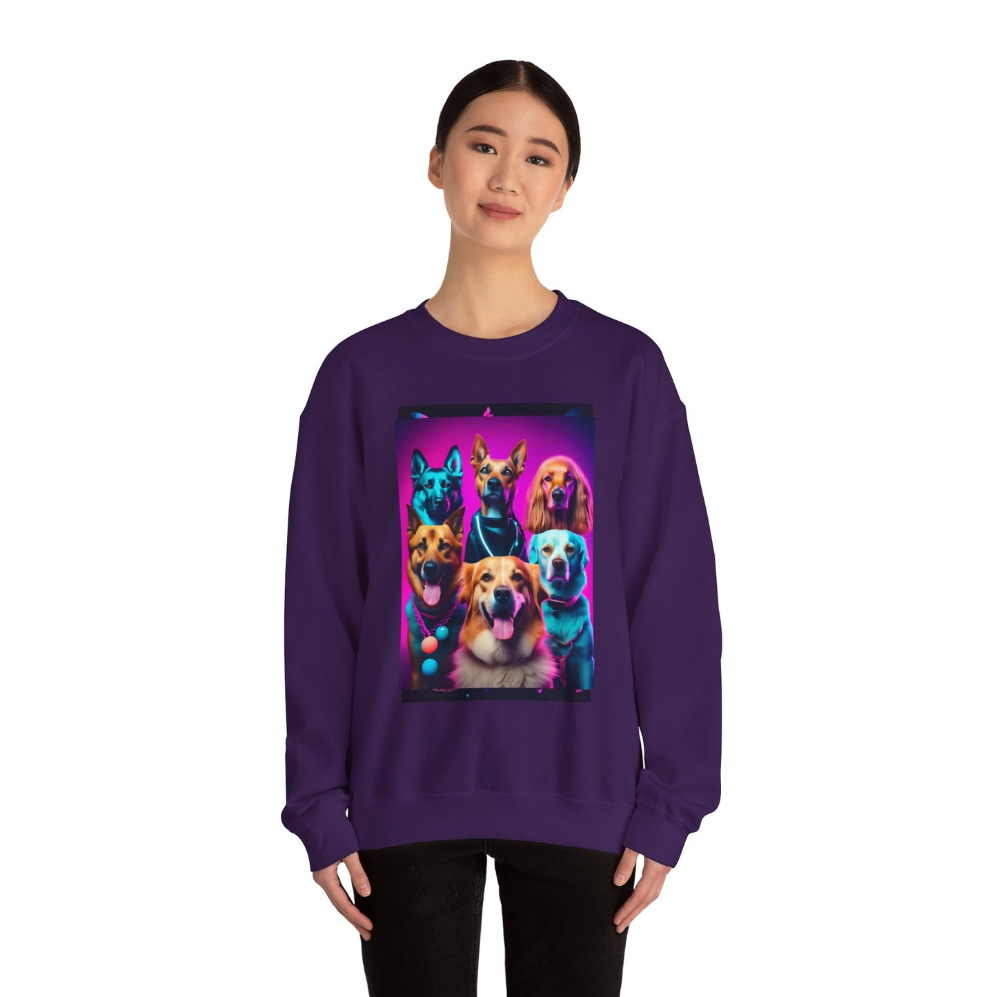 Unisex Heavy Blend™ Crewneck Sweatshirt dogs woman Man