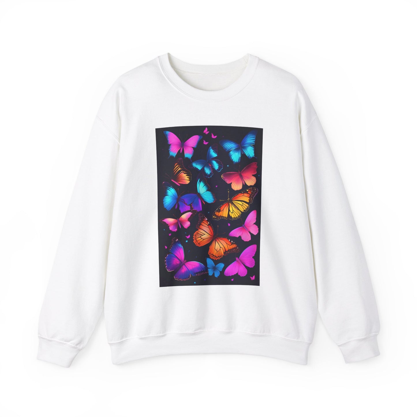 Unisex Heavy Blend™ Crewneck Sweatshirt butterflies