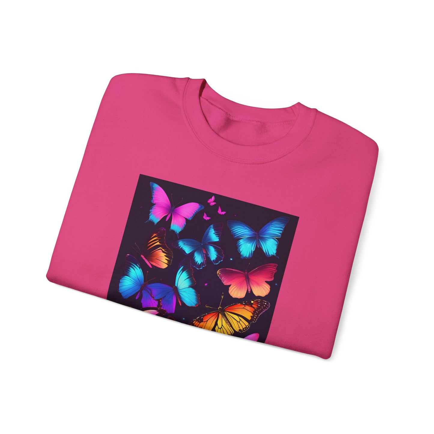 Unisex Heavy Blend™ Crewneck Sweatshirt butterflies