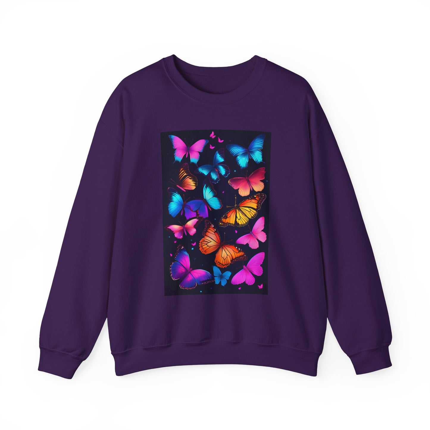 Unisex Heavy Blend™ Crewneck Sweatshirt butterflies