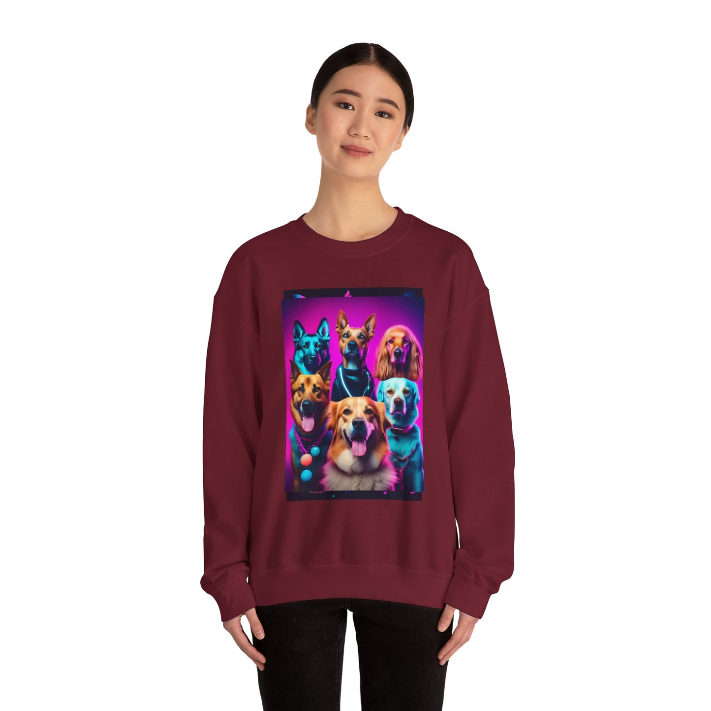 Unisex Heavy Blend™ Crewneck Sweatshirt dogs woman Man