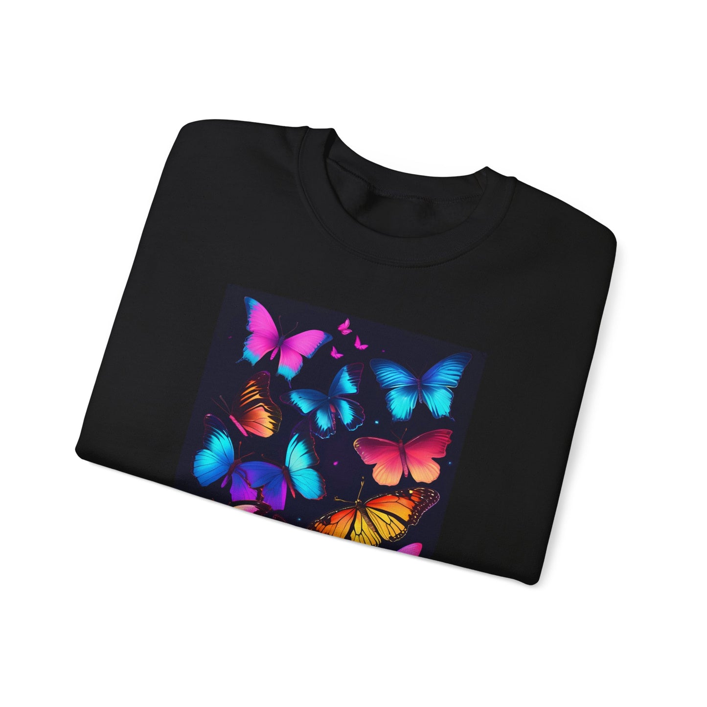 Unisex Heavy Blend™ Crewneck Sweatshirt butterflies