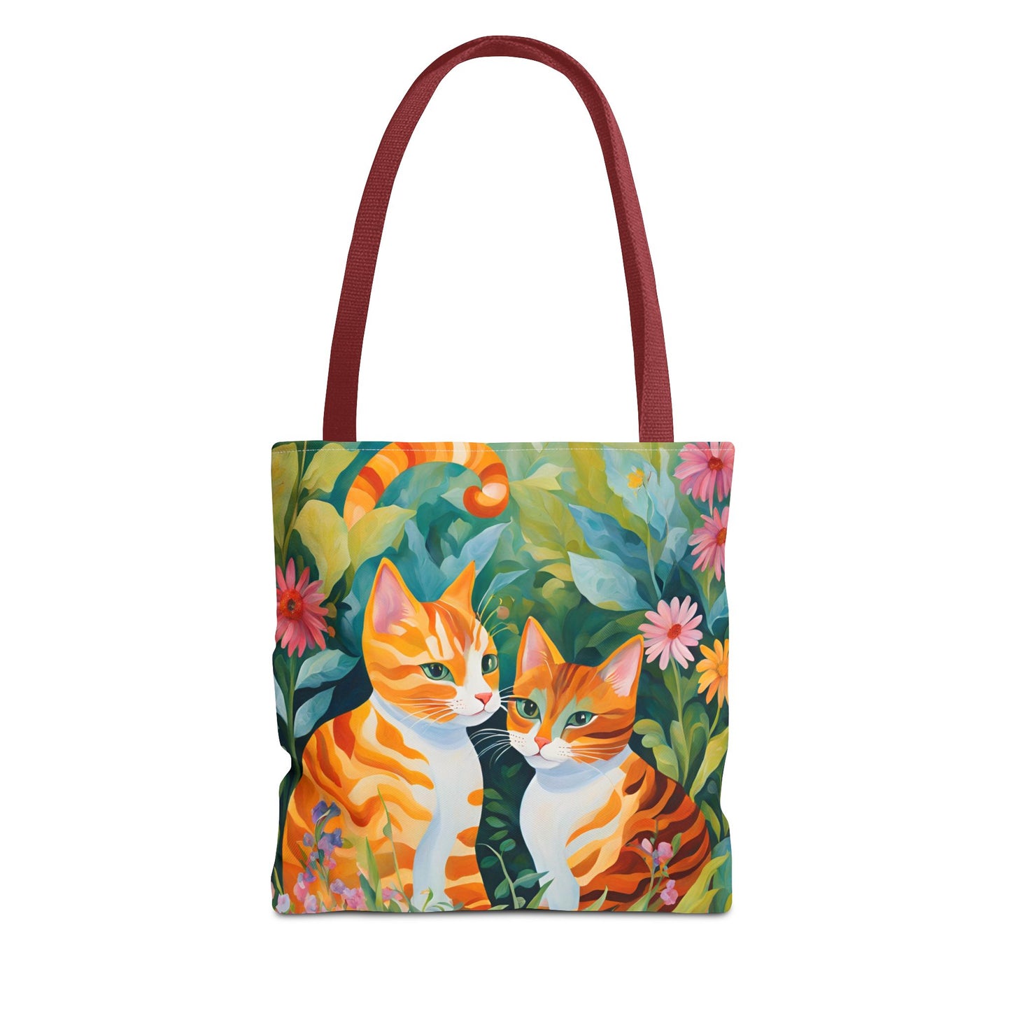 Tote Bag with caths , cats Gift, Bag for Animal Lover, Bohemian Style,