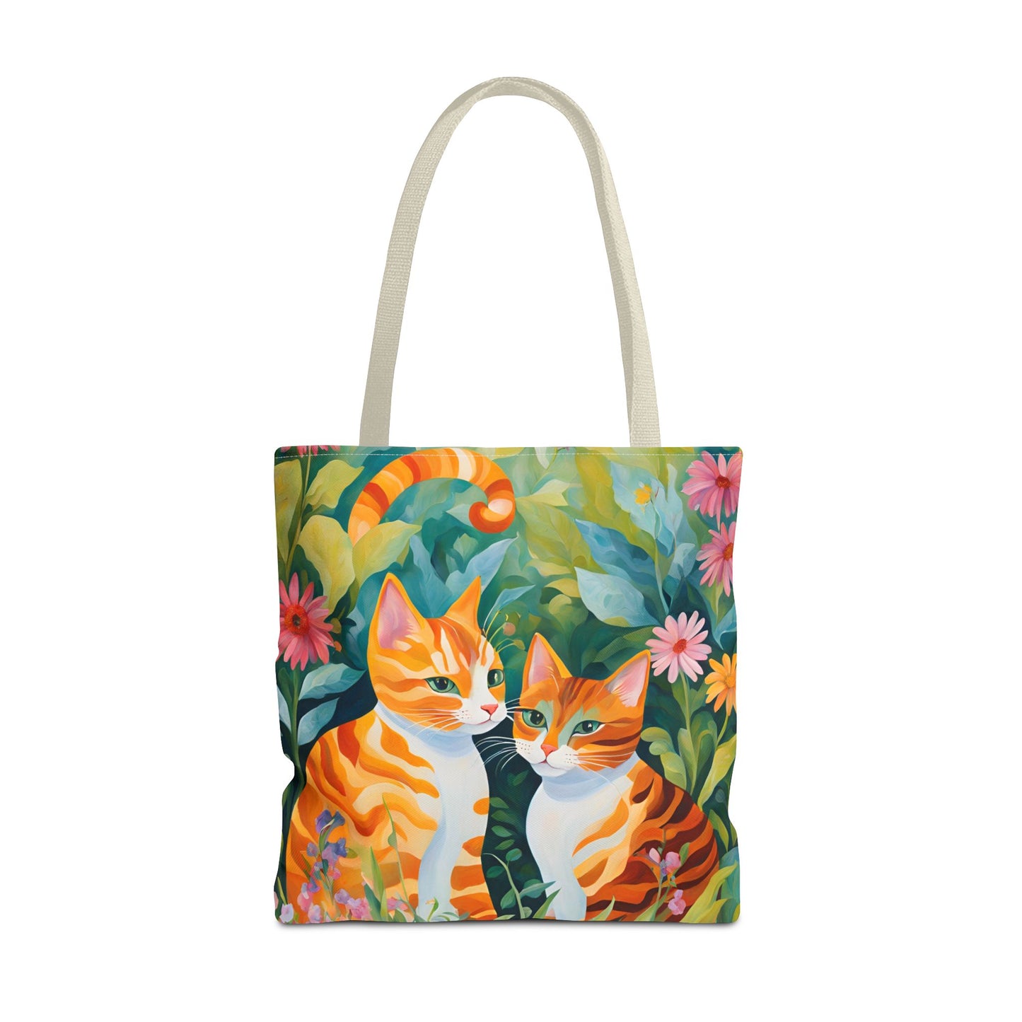 Tote Bag with caths , cats Gift, Bag for Animal Lover, Bohemian Style,