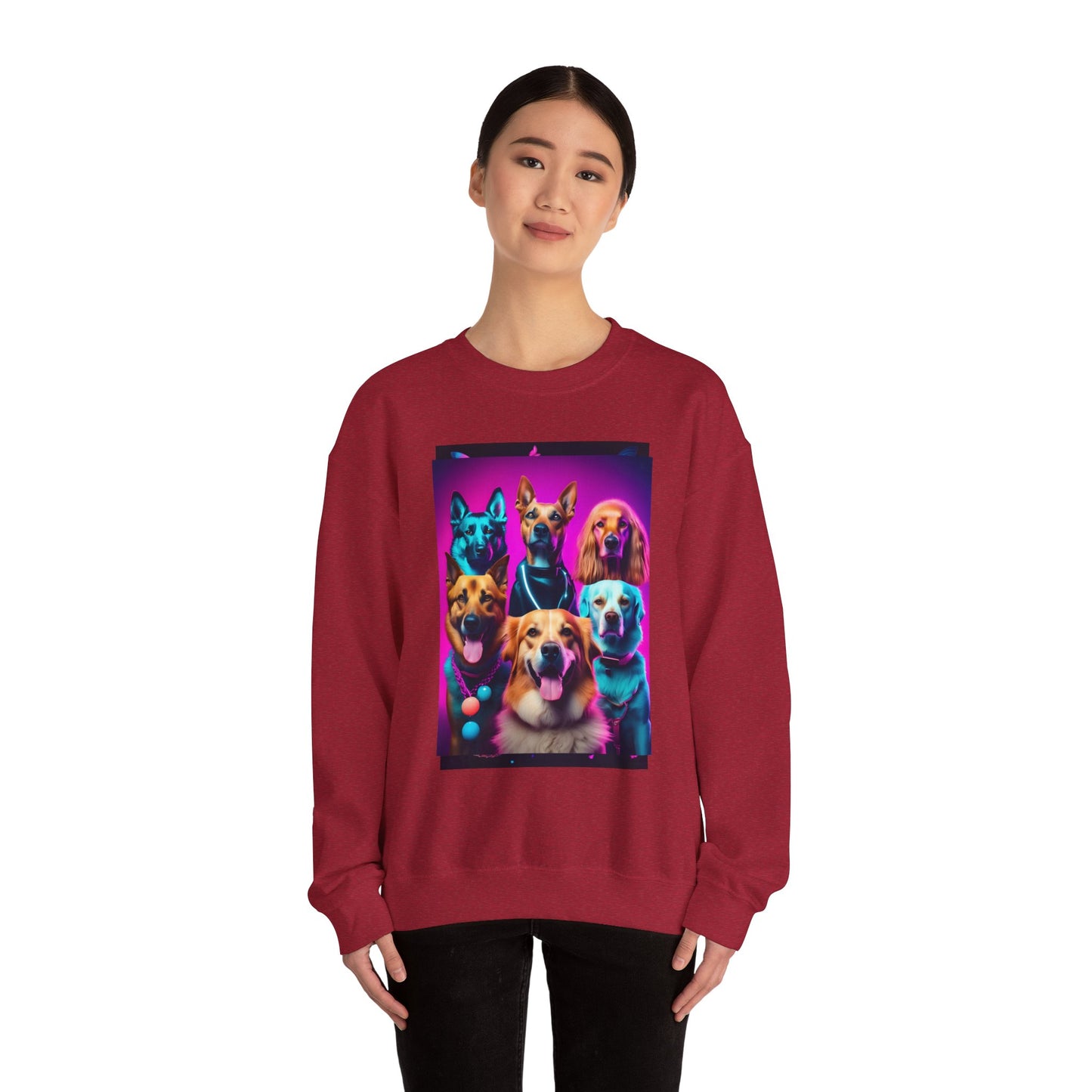 Unisex Heavy Blend™ Crewneck Sweatshirt dogs woman Man