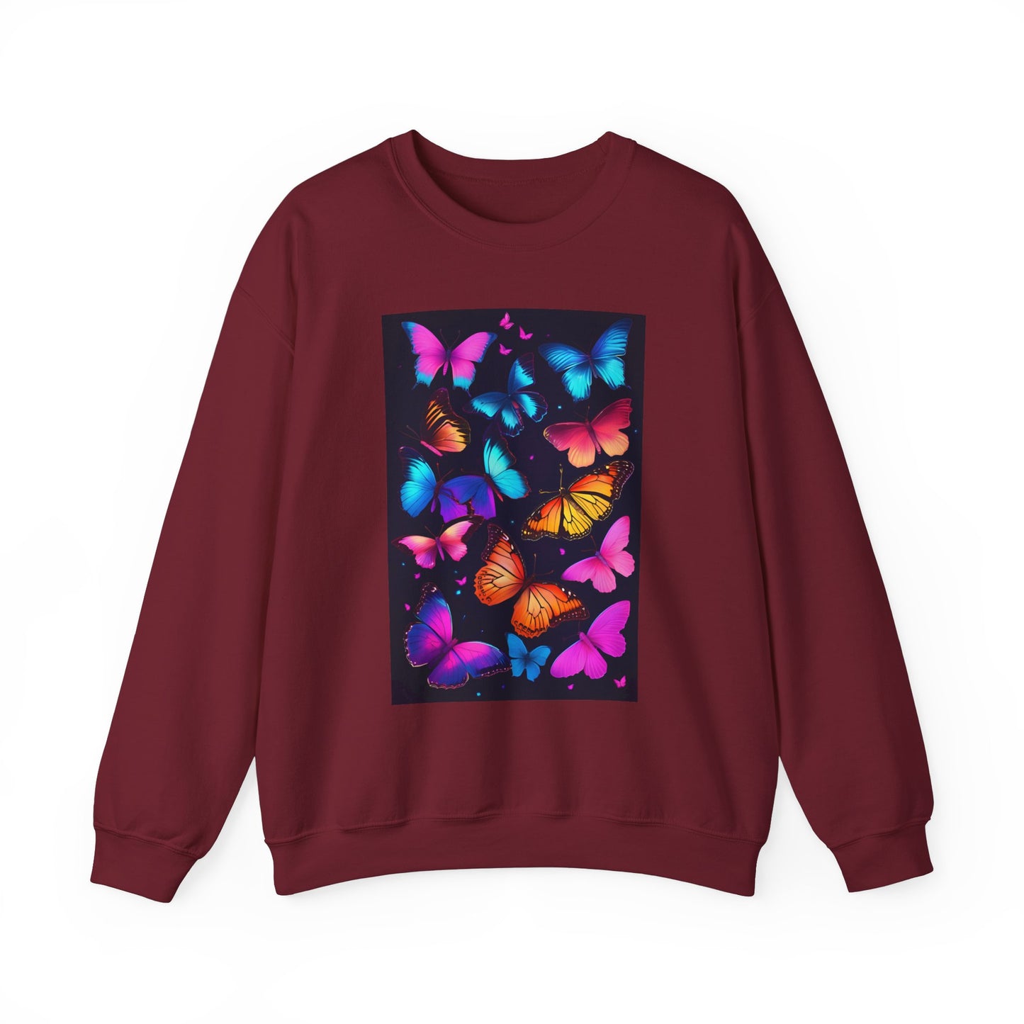 Unisex Heavy Blend™ Crewneck Sweatshirt butterflies