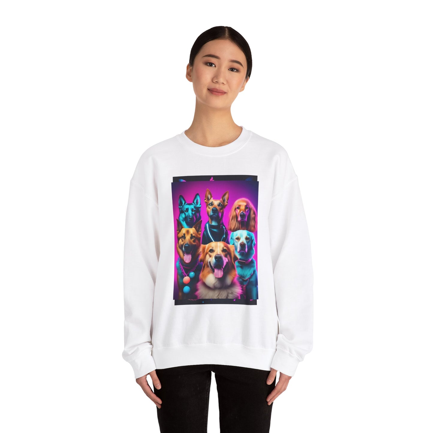 Unisex Heavy Blend™ Crewneck Sweatshirt dogs woman Man