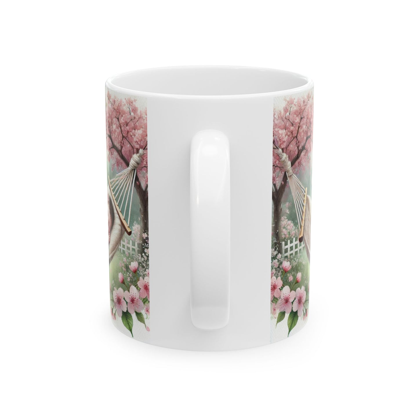 Dreamy Floral Ceramic Mug, Spring Gift, Baby Shower, Tea Lover, Flower Mug, Cozy