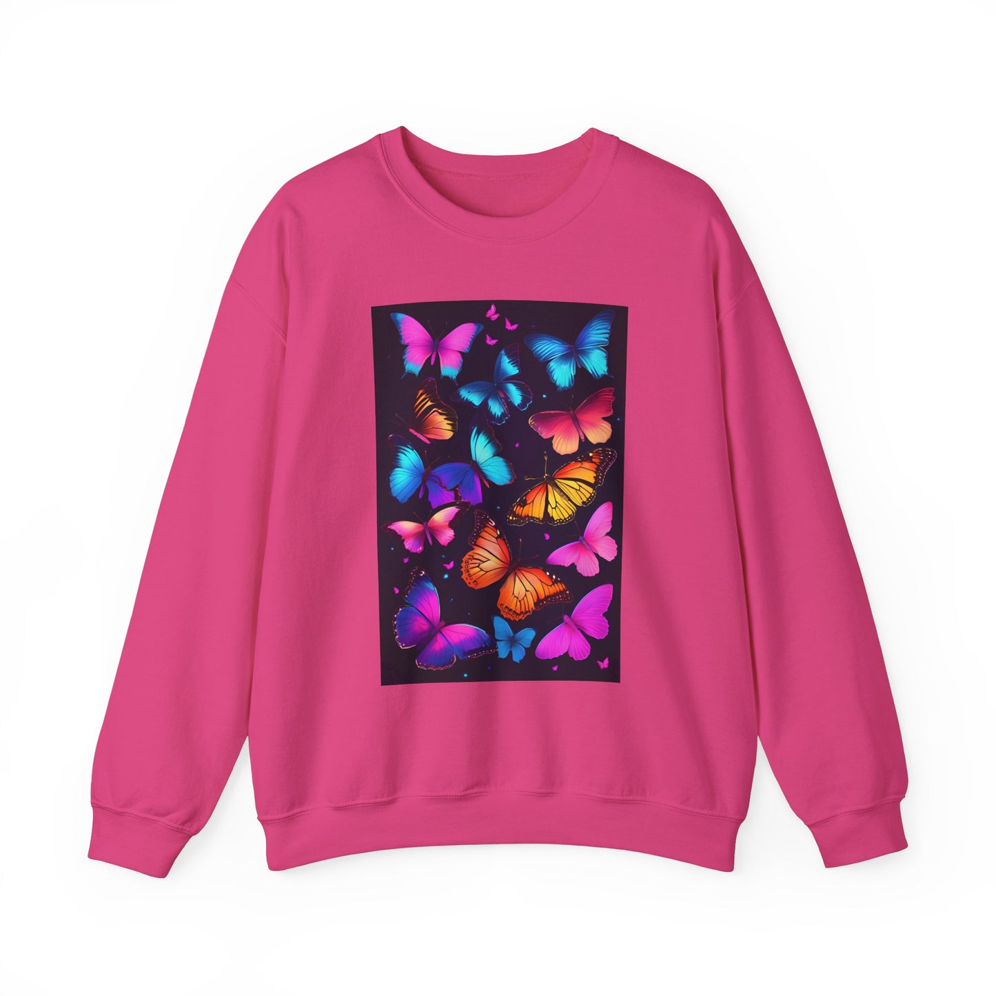 Unisex Heavy Blend™ Crewneck Sweatshirt  butterflies