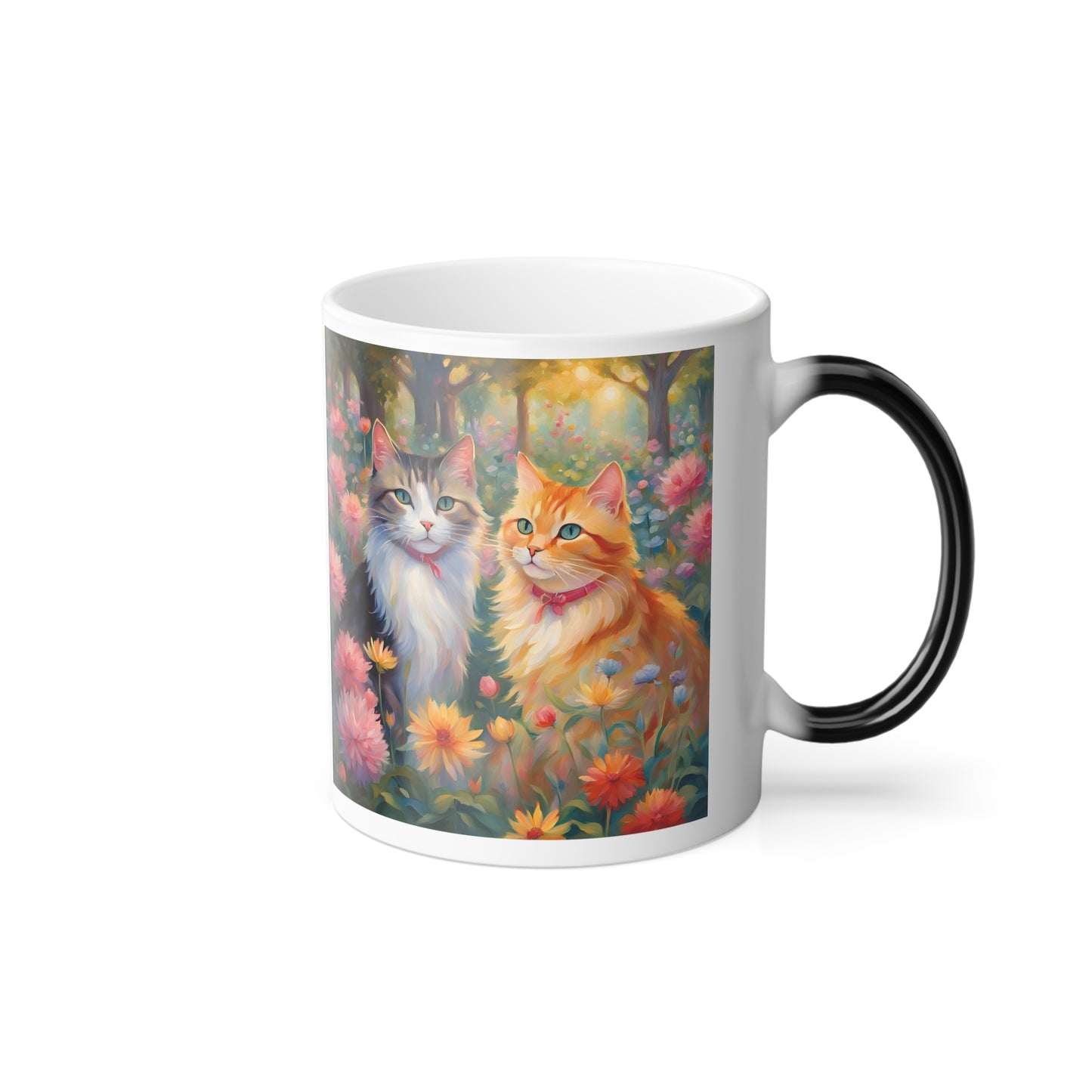 Morphing Mug, 11oz two cats
